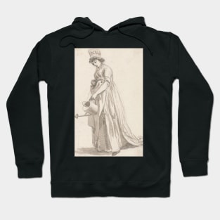 A Girl with a Watering Can facing left- Sarah Hough, Mrs. T.P. Sandby's Nursery Maid by Paul Sandby Hoodie